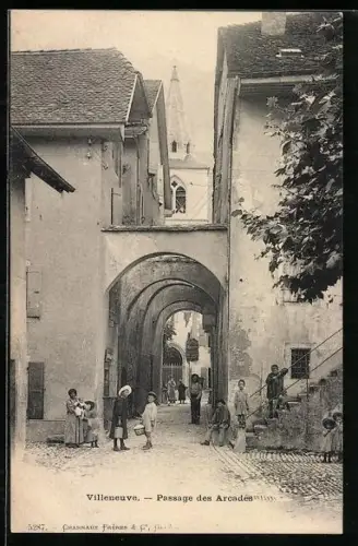 AK Villeneuve, Passage des Arcades