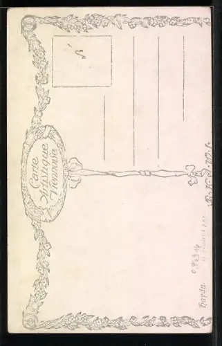 Künstler-AK Haydn im Mantel, Noten