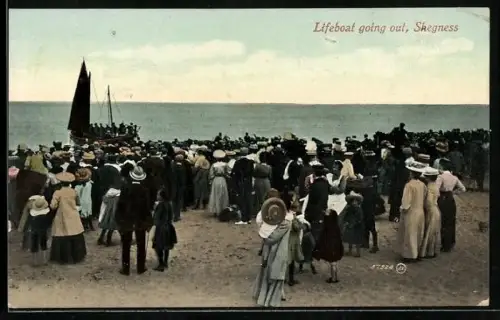AK Skegness, Lifeboat going out