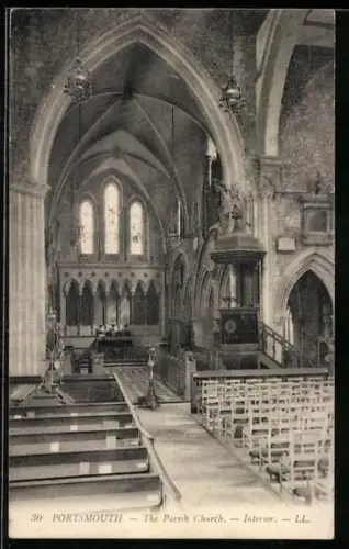AK Portsmouth, The Parish Church, Interior