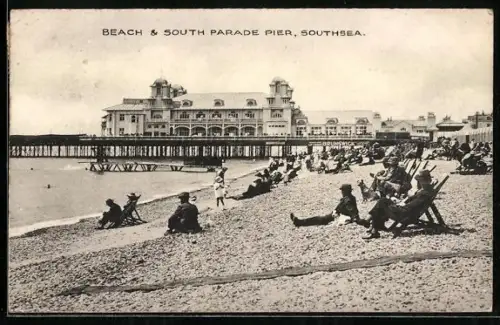 AK Southsea, Beach & South Parade Pier