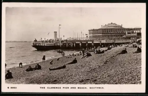 AK Southsea, The Clarence Pier and Beach
