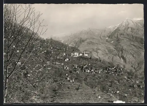 AK Mergoscia /Valle Verzasca, Gesamtansicht mit Umgebung