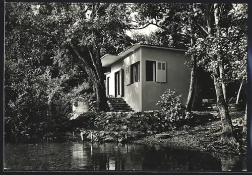 AK Magliaso, Evangelische Jugendheimstätte Miralago, Gebäude am Wasser