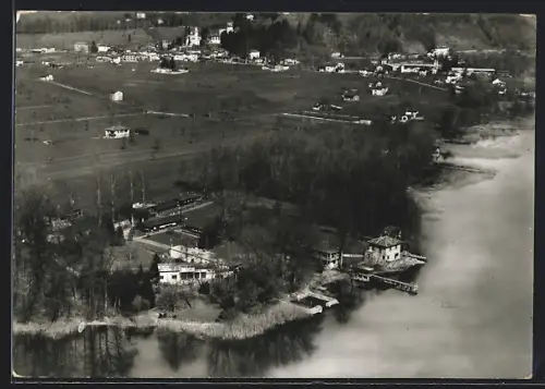 AK Magliaso, Evangelische Jugendheimstätte, Gesamtansicht aus der Vogelschau