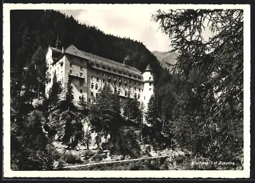 AK Sent, Blick auf das Kurhaus Val Sinestra