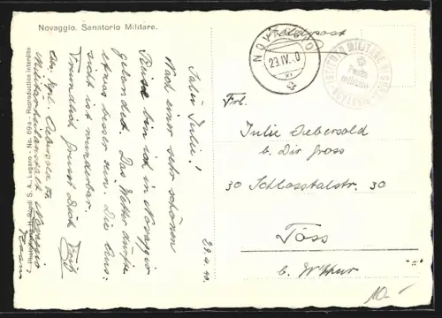 AK Novaggio, Santorio Militaire