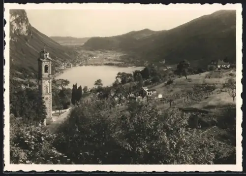 AK Rovio, Pension Mte. Generoso, Blick auf den Luganersee