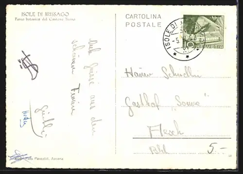 AK Isole di Brissago, Parco botanico del Cantone Ticino