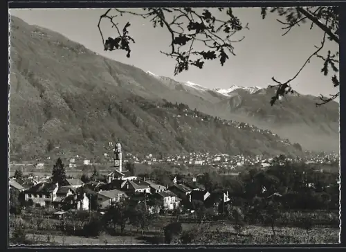 AK Losone, Ortsansicht mit Umgebung