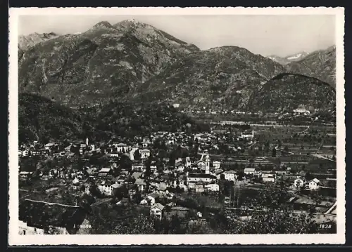 AK Losone, Gesamtansicht aus der Vogelschau