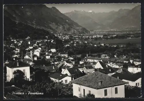 AK Minusio, Panorama aus der Vogelschau