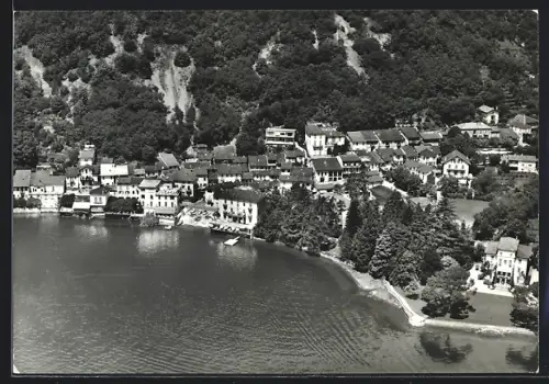 AK Melide, Totalansicht, Aerofoto