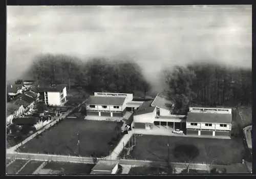 AK Magliaso TI, Schüler- und Ferienheim, Stiftung Zürcher Ferienkolonien, Ansicht von oben