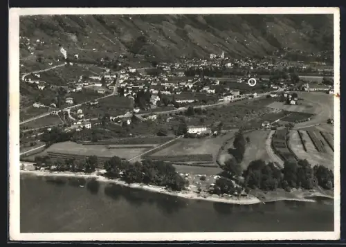 AK Tenero, Ortsansicht mit T.C.S. Camping Mappo und Hotel Pension Motta