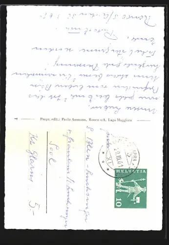 AK Ronco, Durchblick zu einer Insel