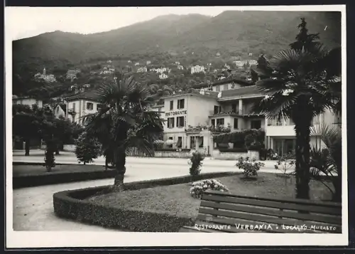 AK Locarno-Muralto, Anlagen bei der Hotel-Pension Verbania