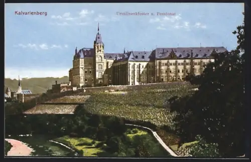 AK Ahrweiler, Kalvarienberg, Ursulinenkloster und Pensionat