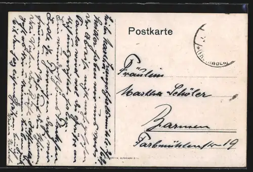 AK Bürgel / Thüringen, Langetalsmühle, Talansicht