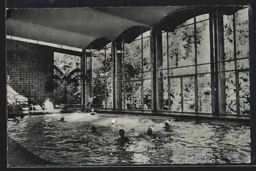 AK Badenweiler, Schwimmhalle, Innenansicht