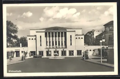 AK Weimar / Thür., Weimarhalle