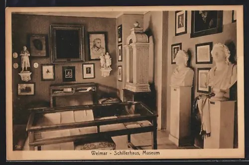 AK Weimar / Thür., Schillerhaus, Museum