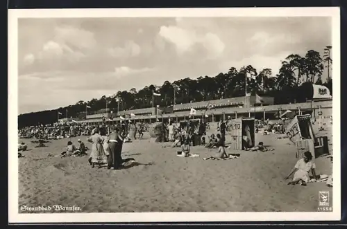 AK Berlin-Wannsee, Strandbad, 