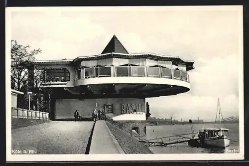 AK Köln a. Rh., Bastei am Rheinufer