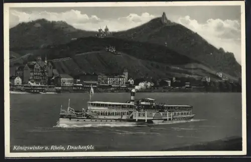 AK Königswinter a. Rhein, Drachenfels