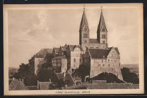 AK Quedlinburg /Harz, Schloss
