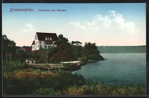 AK Gremsmühlen, Parkhotel mit Dieksee