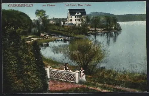 AK Gremsmühlen, Am Dieksee, Park-Hotel Marx Frahm