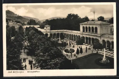 AK Bad Kissingen, Kurhaus und Kurgarten