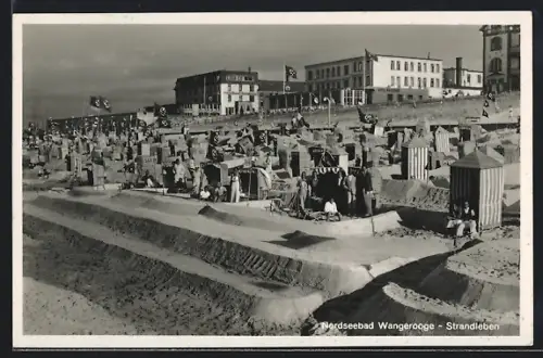 AK Wangerooge, Strandleben, 