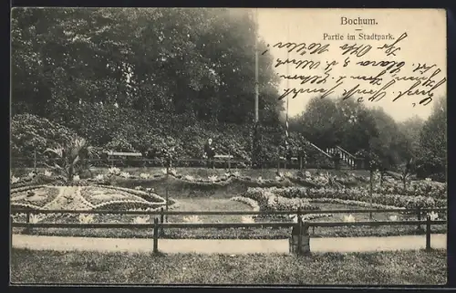 AK Bochum, Partie im Stadtpark