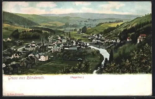 AK Ründeroth /Aggerthal, Ortsansicht