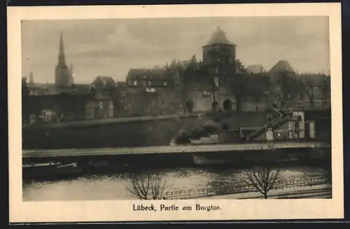 AK Lübeck, Partie am Burgtor