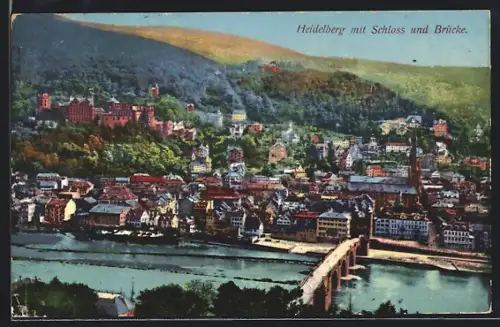AK Heidelberg, Schloss und Brücke