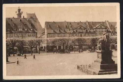 AK Hanau /Main, Marktplatz