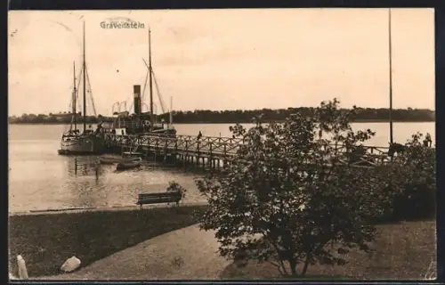 AK Gravenstein, Dampferanlegestelle