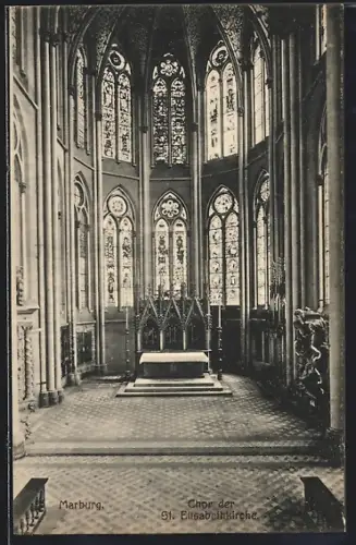 AK Marburg, Chor der St. Elisabethkirche
