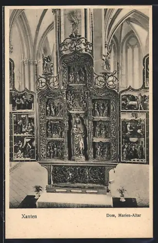 AK Xanten, Dom, Marien-Altar