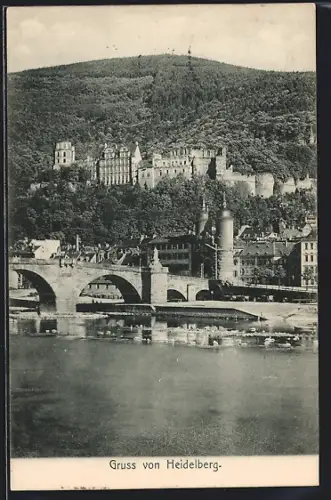 AK Heidelberg, Schloss und Alte Brücke