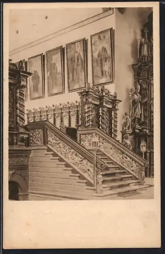 AK Lamspringe, Klosterkirche, Choraufgang