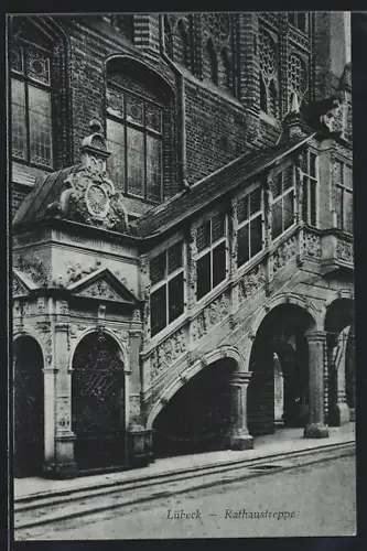 AK Lübeck, Rathaustreppe