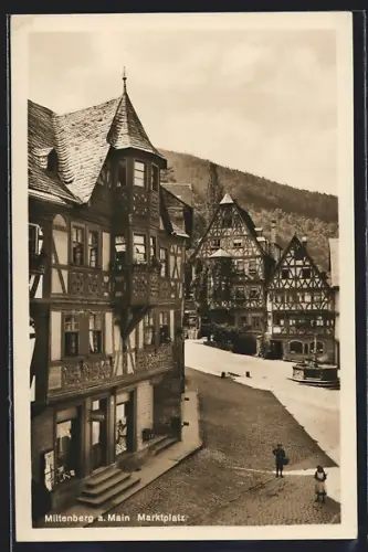 AK Miltenberg a. Main, Marktplatz
