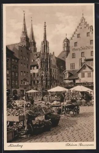 AK Nürnberg, Schöner Brunnen
