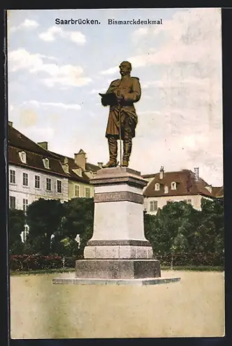 AK Saarbrücken, Bismarckdenkmal