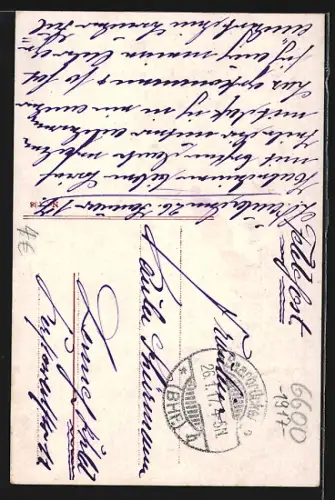 AK Saarbrücken, Bismarckdenkmal