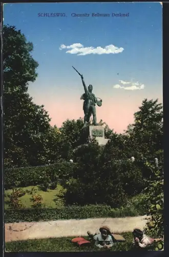 AK Schleswig, Chemnitz Bellmann Denkmal